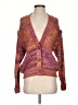 Dex Orange Purple Cardigan Size XS - photo 1