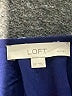 Ann Taylor LOFT 100% Polyester Blue 3/4 Sleeve Blouse Size S - photo 7