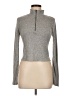 Socialite Metallic Silver Turtleneck Sweater Size M - photo 1