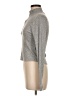 Socialite Metallic Silver Turtleneck Sweater Size M - photo 5