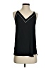 Ann Taylor LOFT 100% Polyester Black Sleeveless Top Size XS - photo 1