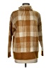 Madewell Plaid Brown Turtleneck Sweater Size S - photo 1