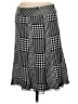 Sunny Leigh 100% Polyester Houndstooth Black Casual Skirt Size 8 (petite) - photo 1