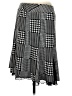 Sunny Leigh 100% Polyester Houndstooth Black Casual Skirt Size 8 (petite) - photo 2