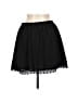 Decree 100% Polyester Solid Black Casual Skirt Size M - photo 2