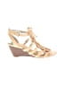 Sam Edelman 100% Leather Gold Tan Wedges Size 8 - photo 1