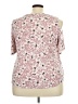 Adrienne Vittadini Pink Short Sleeve Blouse Size 3X - photo 2