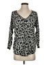 Joie Animal Print Silver Pullover Sweater Size XS - photo 1
