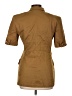 Max Mara 100% Cotton Brown Tan Jacket Size 8 - photo 2