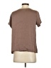 S'edge Solid Brown Short Sleeve Top Size S - photo 2