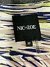 Nic + Zoe Graphic Gray Cocktail Dress Size P (petite) - photo 7