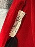 Olivia Rae Solid Red Casual Dress Size M - photo 7