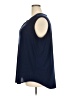 Perseption Concept Blue Sleeveless Blouse Size 3X - photo 5