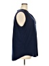 Perseption Concept Blue Sleeveless Blouse Size 3X - photo 4