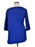 Onque Casuals 100% Polyester Blue 3/4 Sleeve Top Size XL - photo 2