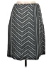 Poleci Chevron-herringbone Gray Casual Skirt Size 10 - photo 2