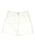 Zara Solid Ivory Cargo Shorts Size 8 - photo 1