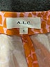 A.L.C. 100% Cotton Paisley Orange Casual Dress Size 2 - photo 7