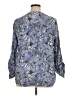 NY Collection Blue 3/4 Sleeve Blouse Size 1X - photo 2