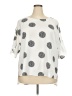 Unbranded Ivory Short Sleeve Blouse Size 3X - photo 1