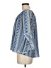 Ember 100% Polyester Blue 3/4 Sleeve Blouse Size M - photo 5