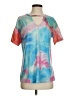 Unbranded Tie-dye Teal Short Sleeve T-Shirt Size S - photo 1