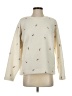 Ann Taylor LOFT 100% Polyester Print Ivory Pullover Sweater Size S - photo 1