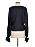 Lovers + Friends 100% Polyester Black Long Sleeve Blouse Size L - photo 2