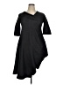 STOGOVA Solid Gray Black Casual Dress Size XL (estimated) - photo 1