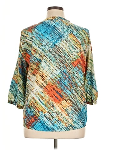 Draper's & Damon's 3/4 Sleeve Blouse (view 2)