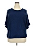 Relativity 100% Acrylic Blue Poncho Size 3X (estimated) - photo 1