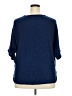 Relativity 100% Acrylic Blue Poncho Size 3X (estimated) - photo 2
