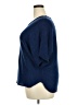 Relativity 100% Acrylic Blue Poncho Size 3X (estimated) - photo 5