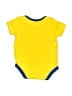 NBA 100% Cotton Yellow Short Sleeve Onesie Size 0-3 mo - photo 2
