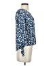 Madewell 100% Viscose Blue 3/4 Sleeve Blouse Size XS - photo 4
