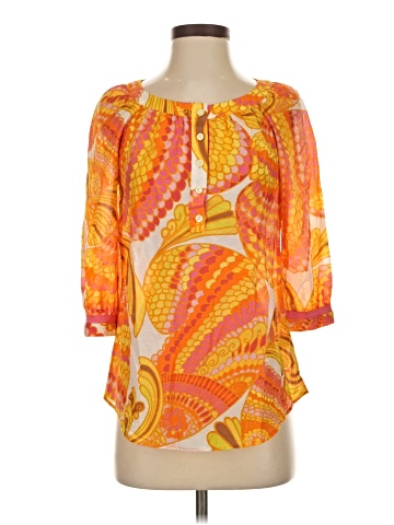 Banana Republic Trina Turk Collection 3/4 Sleeve Blouse (view 1)