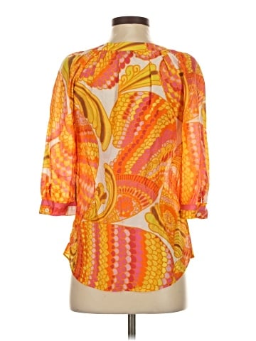 Banana Republic Trina Turk Collection 3/4 Sleeve Blouse (view 2)