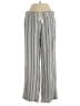 Caslon Stripes Silver Casual Pants Size XS - photo 1
