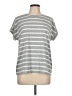 Shein Stripes Gray Short Sleeve T-Shirt Size 12 - photo 1