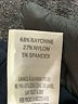 Ecru Solid Black Dress Pants Size M - photo 8