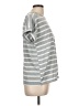Shein Stripes Gray Short Sleeve T-Shirt Size 12 - photo 4