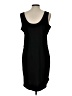Eddie Bauer Solid Black Casual Dress Size L - photo 2