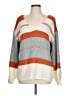 Unbranded Color Block Orange Pullover Sweater Size L - photo 1