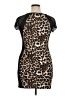 Annabelle Animal Print Brown Cocktail Dress Size XL - photo 2