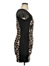 Annabelle Animal Print Brown Cocktail Dress Size XL - photo 4