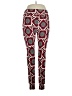 Lularoe Print Burgundy Active Pants Size 1X (Tall & Curvy) - photo 1