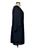 Milly Solid Blue Casual Dress Size 4 - photo 4