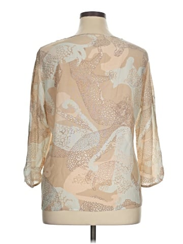 Marc Cain 3/4 Sleeve Silk Top (view 2)