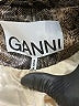 Ganni Animal Print Gold Coat Size 32 - photo 6