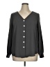 Zenana Premium 100% Polyester Gray 3/4 Sleeve Blouse Size XL - photo 1